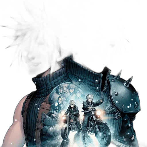 mask, jacket, robot, weapon transparent PNG cut-out