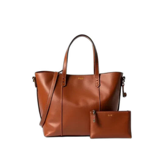 3d render, earth tones, brown, leather transparent PNG cut-out