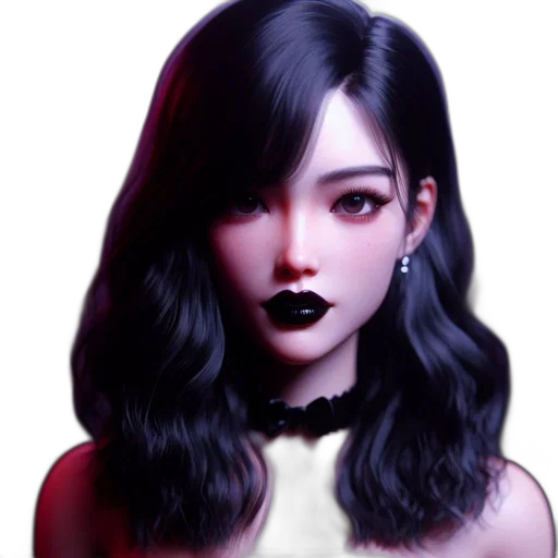 face, hair, staff, jewelry transparent PNG cut-out