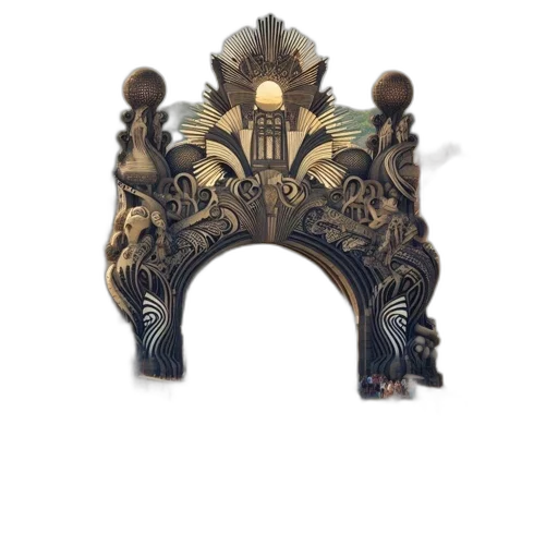 crown, jewelry, furniture, mask transparent PNG cut-out