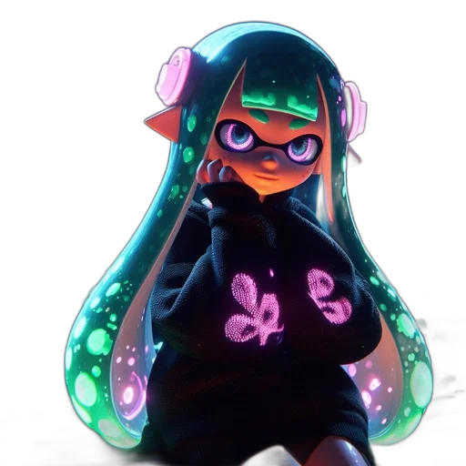 dress, jacket, staff, mask transparent PNG cut-out