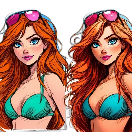 cartoon, fantasy art, comic book art, concept art transparent PNG cut-out