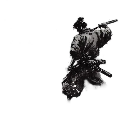 weapon, sword, staff, jacket transparent PNG cut-out