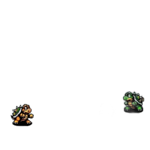robot, weapon, creature, pixel art transparent PNG cut-out