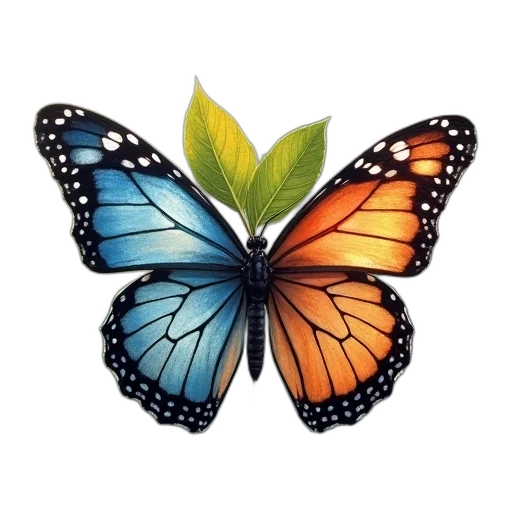 animal, photorealistic, 3d render, watercolor transparent PNG cut-out