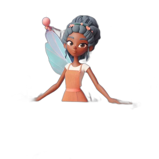 staff, creature, concept art, 3d render transparent PNG cut-out