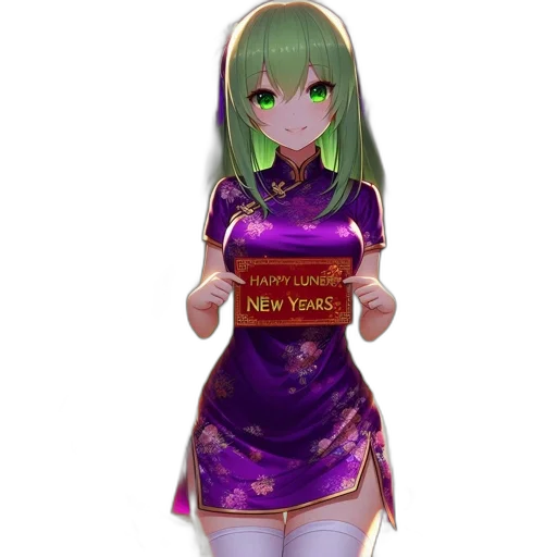 dress, staff, 3d render, fantasy art transparent PNG cut-out