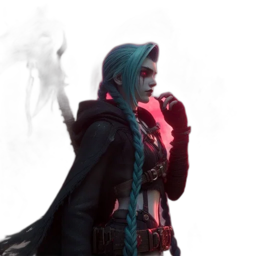 staff, jacket, mask, dragon transparent PNG cut-out