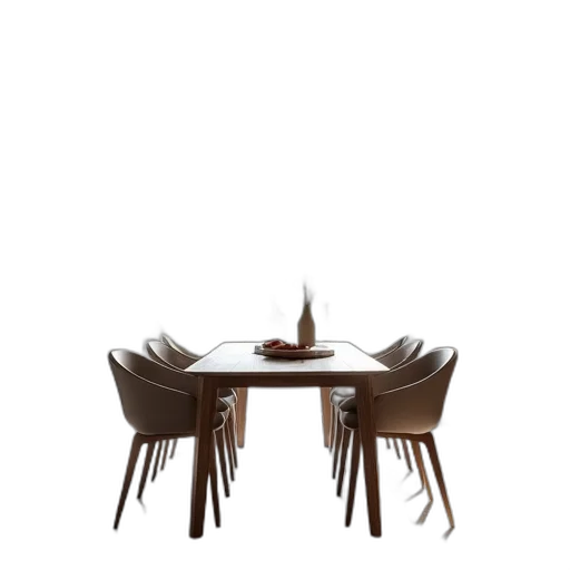 furniture, food, 3d render, photorealistic transparent PNG cut-out