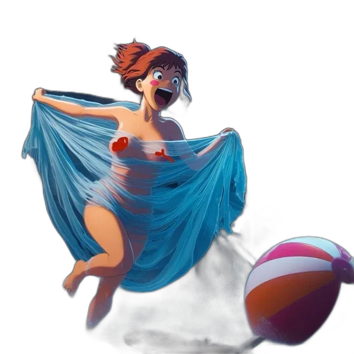 dress, concept art, fantasy art, 3d render transparent PNG cut-out