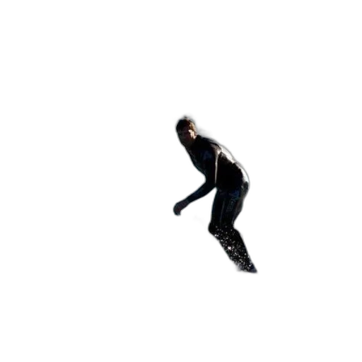 creature, jacket, shoes, staff transparent PNG cut-out