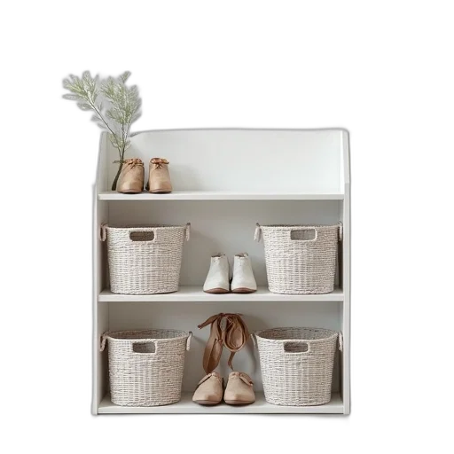 furniture, shoes, 3d render, earth tones transparent PNG cut-out