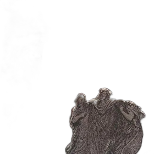 staff, creature, crown, hair transparent PNG cut-out