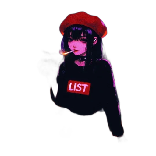 hat, jacket, staff, creature transparent PNG cut-out