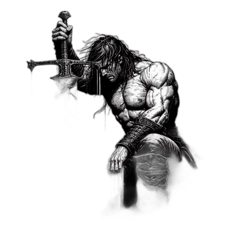 weapon, sword, animal, creature transparent PNG cut-out