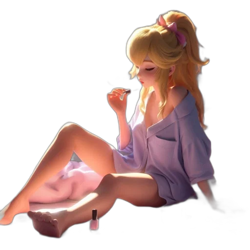 dress, staff, pixel art, anime transparent PNG cut-out