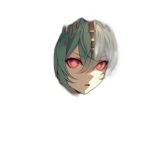 mask, face, hair, staff transparent PNG cut-out