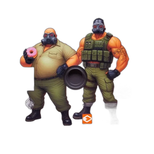 weapon, mask, jacket, food transparent PNG cut-out