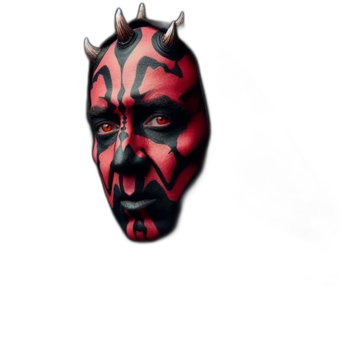 mask, face, crown, creature transparent PNG cut-out