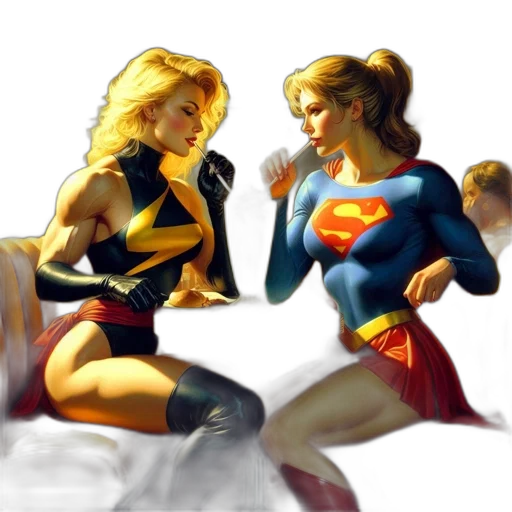 comic book art, concept art, fantasy art, oil painting transparent PNG cut-out