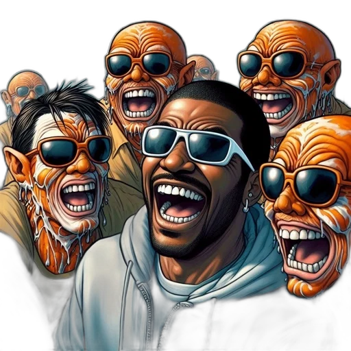mask, face, concept art, comic book art transparent PNG cut-out