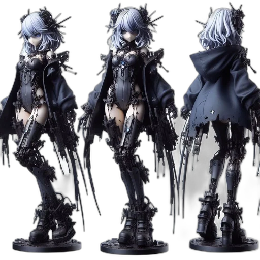 concept art, 3d render, cyberpunk, fantasy art transparent PNG cut-out