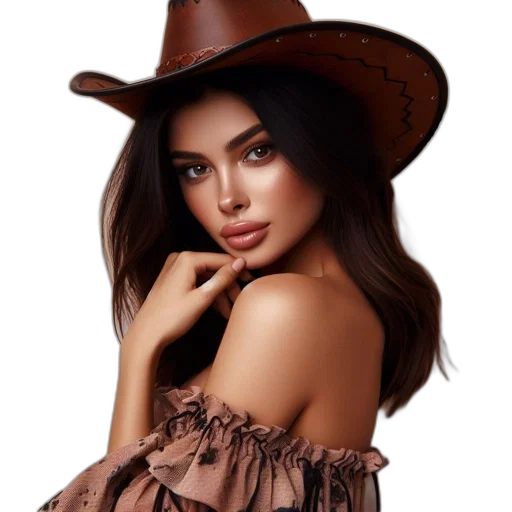 hat, dress, hair, crown transparent PNG cut-out