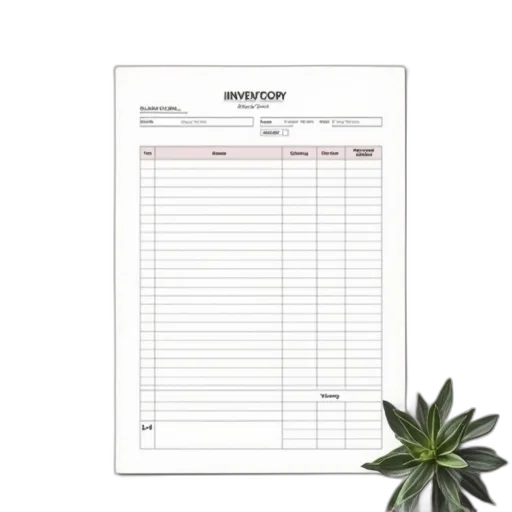 sample, inventory, sheets, small transparent PNG cut-out