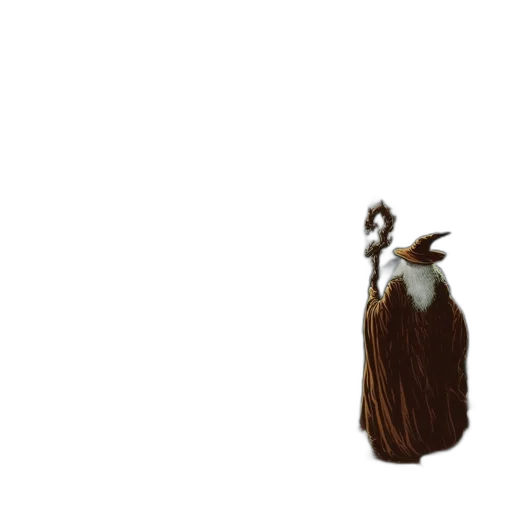animal, staff, dress, creature transparent PNG cut-out