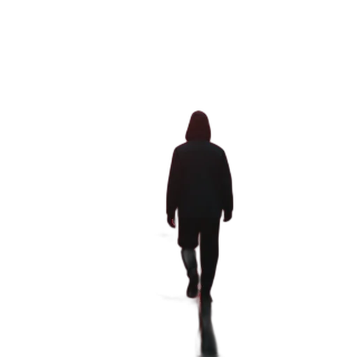 jacket, staff, creature, mask transparent PNG cut-out