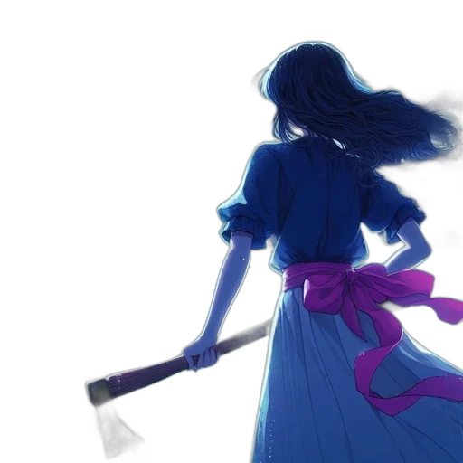 sword, weapon, staff, dress transparent PNG cut-out