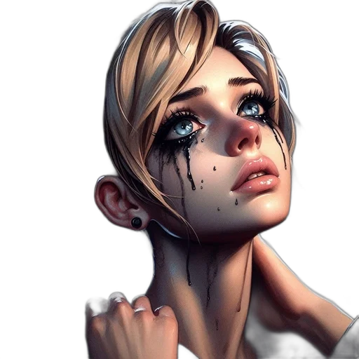 face, photorealistic, concept art, fantasy art transparent PNG cut-out