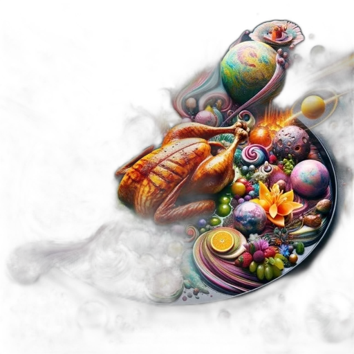food, jewelry, photorealistic, fantasy art transparent PNG cut-out