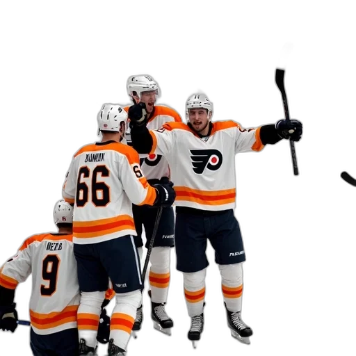 concept art, fire, hockey, player transparent PNG cut-out