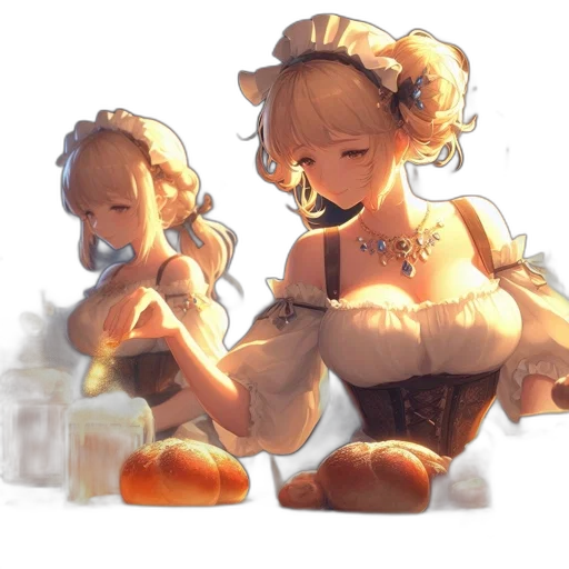 food, dress, crown, concept art transparent PNG cut-out
