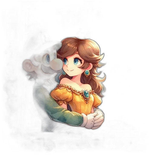 staff, dress, crown, weapon transparent PNG cut-out