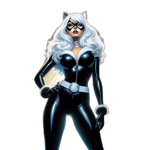comic book art, concept art, cartoon, female transparent PNG cut-out