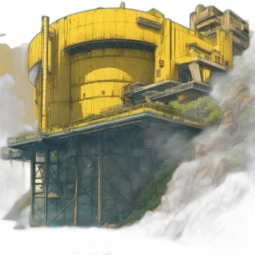 building, robot, weapon, concept art transparent PNG cut-out