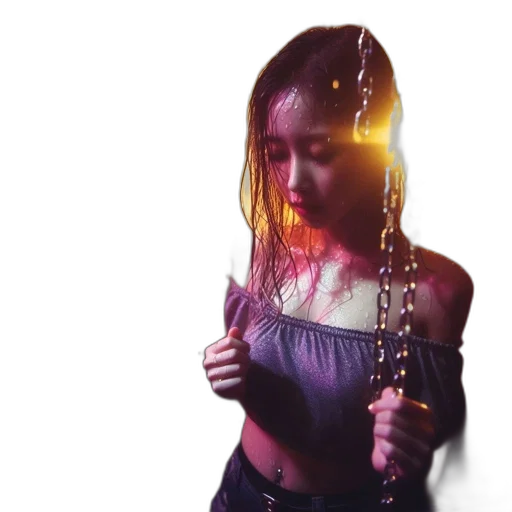 jewelry, cyberpunk, photorealistic, concept art transparent PNG cut-out