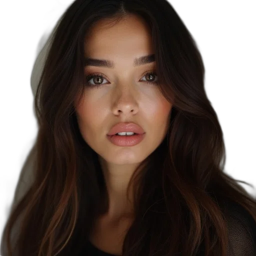 face, hair, crown, jewelry transparent PNG cut-out