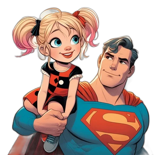 comic book art, cartoon, concept art, young transparent PNG cut-out