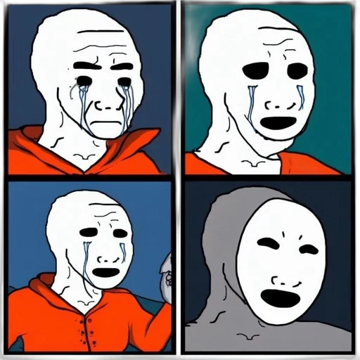 mask, face, robot, comic book art transparent PNG cut-out