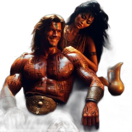 fantasy art, concept art, comic book art, photorealistic transparent PNG cut-out