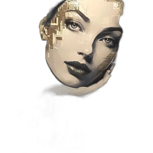 jewelry, mask, crown, face transparent PNG cut-out