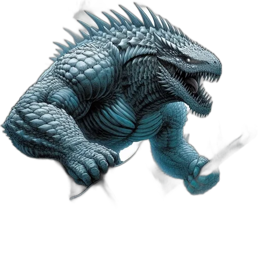 dragon, creature, animal, staff transparent PNG cut-out