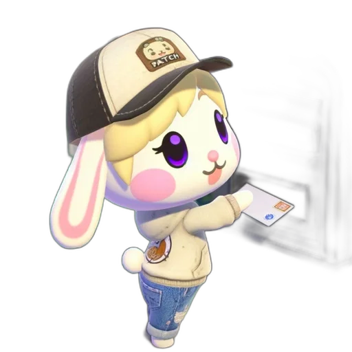 staff, hat, animal, cartoon transparent PNG cut-out