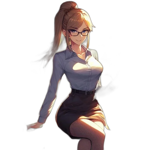 dress, staff, weapon, robot transparent PNG cut-out