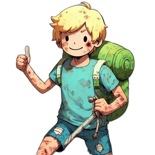 staff, weapon, robot, jacket transparent PNG cut-out
