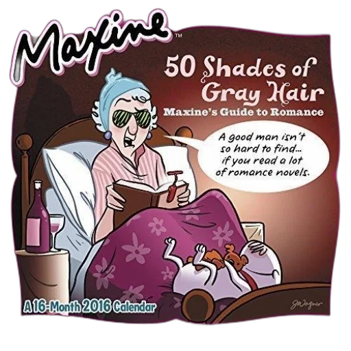 cartoon, comic book art, maxine, calendar transparent PNG cut-out