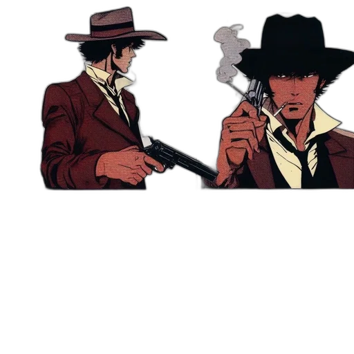 hat, weapon, jacket, staff transparent PNG cut-out